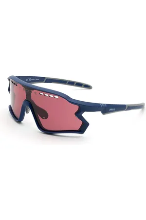 Briko Unisex 9MA Daintree Blue smalt A05 Lunettes de soleil Nylon Rouge Géométrique Normale