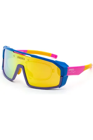 Briko Unisex A3G Load Modular Multicolour Rainbow Vintage AOP Lunettes de soleil Plastique Multicolore Masque
