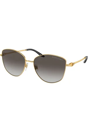 Ralph Lauren Femme RL7079 THE VIVIENNE 90048G Lunettes de soleil Métal Gris Ronde Normale Ombré