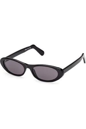 GCDS Unisex GD0021 01A Lunettes de soleil Acétate Gris Cat Eye Normale