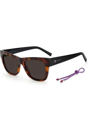 Missoni Femme MMI 0069/S 581/70 Lunettes de soleil Acétate Marron Carré Normale