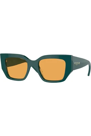 vogue Femme VO5583S 3163/7 Lunettes de soleil Acétate Orange Géométrique Normale
