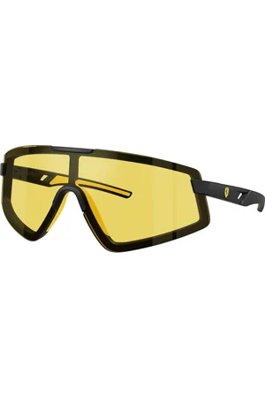 FERRARI Homme FZ6009U 504/V9 Lunettes de soleil Injecté Jaune Géométrique Normale