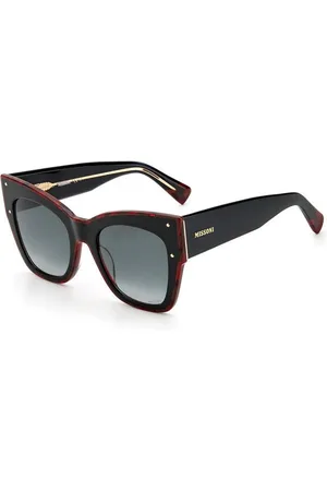 Missoni Femme MIS 0040/S WR7/9O Lunettes de soleil Bio PMMA Gris Papillon Normale Ombré