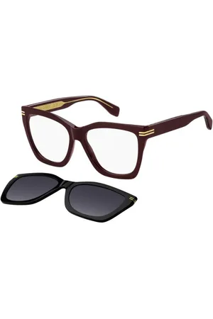 Marc Jacobs Femme MJ 1113/CS LHF/9O Lunettes de soleil Acétate Gris Carré Normale Ombré