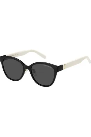 Marc Jacobs Femme MARC 648/G/S 80S/IR Lunettes de soleil Plastique Gris Ronde