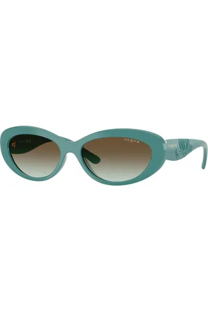 vogue Femme VO5630S 3194E8 Lunettes de soleil Nylon Marron Ronde Normale Ombré