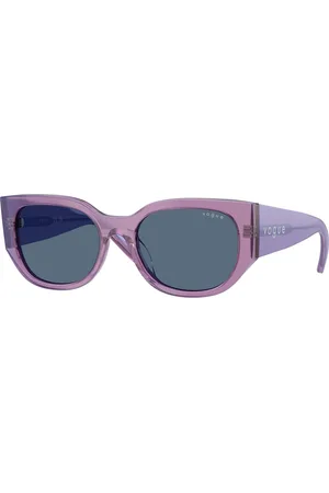 vogue Femme VO5641SU 323680 Lunettes de soleil Acétate Bleu Géométrique Normale