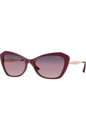 vogue Femme VO5626S 2875U6 Lunettes de soleil Nylon Marron Géométrique Normale Ombré