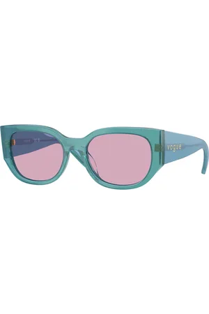 vogue Femme VO5641SU 323576 Lunettes de soleil Acétate Violet Géométrique Normale