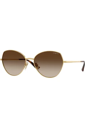 vogue Femme VO4330S 280/13 Lunettes de soleil Métal Marron Géométrique Normale Ombré