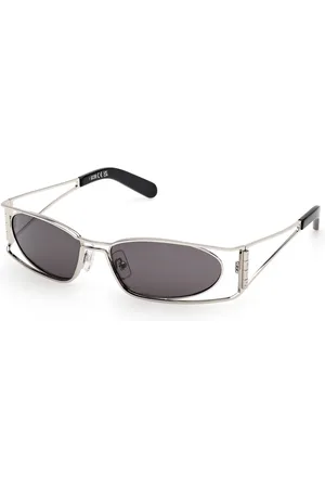 GCDS Unisex GD0060 16A Lunettes de soleil Métal Fumée Géométrique Normale