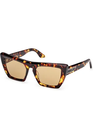 GCDS Unisex GD0065 52J Lunettes de soleil Acétate Cat Eye Normale