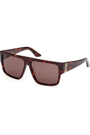 GCDS Unisex GD0063 52E Lunettes de soleil Acétate Géométrique Normale