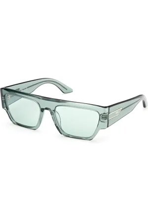 GCDS Unisex GD0064 93N Lunettes de soleil Acétate Géométrique Normale