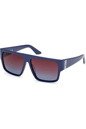 GCDS Unisex GD0063 90T Lunettes de soleil Acétate Géométrique Normale