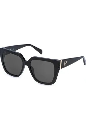 BLUMARINE Femme SBM871S 700S Lunettes de soleil Acétate Fumée Carré Normale