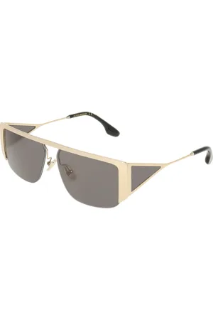 Victoria Beckham Femme VB250S 714 Lunettes de soleil Métal Gris Carré Normale
