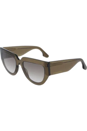 Victoria Beckham Femme VB679S 316 Lunettes de soleil Acétate Marron Normale