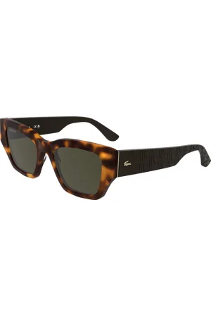 Lacoste Femme L6053S 214 Lunettes de soleil Acétate Marron Papillon Normale