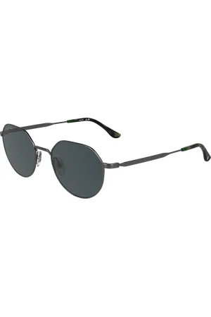 Lacoste Unisex L268S 035 Lunettes de soleil Métal Gris Carré Normale