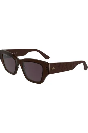 Lacoste Femme L6053S 210 Lunettes de soleil Acétate Rouge Papillon Normale