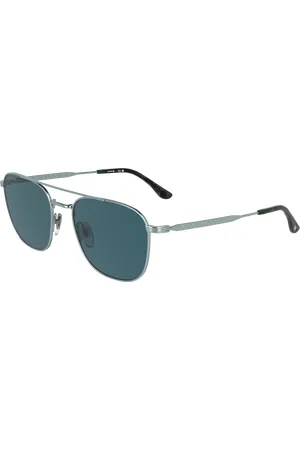 Lacoste Unisex L269S 046 Lunettes de soleil Métal Bleu Carré Normale