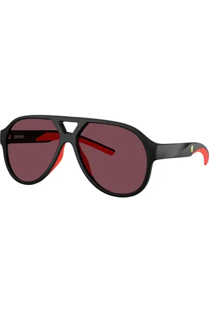 FERRARI Unisex FZ6014U 504/1E Lunettes de soleil Injecté Rouge Pilote Normale
