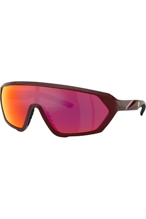 FERRARI Homme FZ6017U 525/6Q Lunettes de soleil Injecté Rouge Pillow Normale Miroir