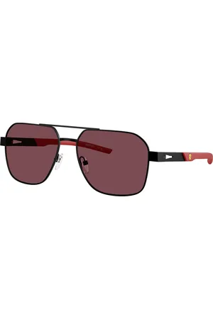 FERRARI Homme FZ5003 101/1E Lunettes de soleil Métal Rosso Carré Normale