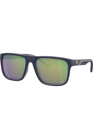 FERRARI Homme FZ6002U 510/3R Lunettes de soleil Injecté Gris Carré Normale Miroir