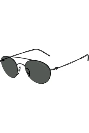 Giorgio Armani Homme AR6169 300187 Lunettes de soleil Métal Gris Ronde Normale