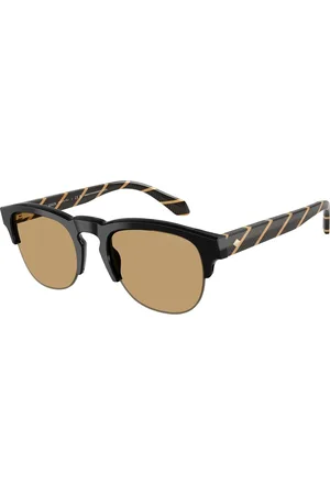 Giorgio Armani Homme AR8238 587573 Lunettes de soleil Acétate Marron Pantos Normale