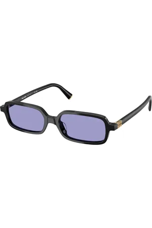 Miu Miu Femme MU 11ZS 16K01O Lunettes de soleil Acétate Violet Carré Normale