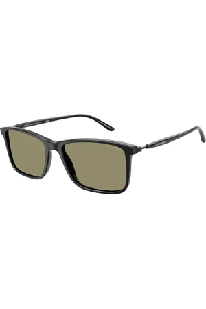 Giorgio Armani Homme AR8218 50012A Lunettes de soleil Acétate Vert Carré Normale