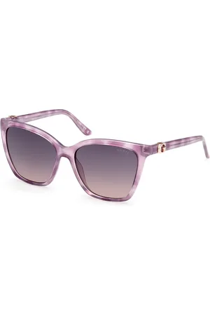 Guess Femme GU00191 80Z Lunettes de soleil Injecté Carré Normale