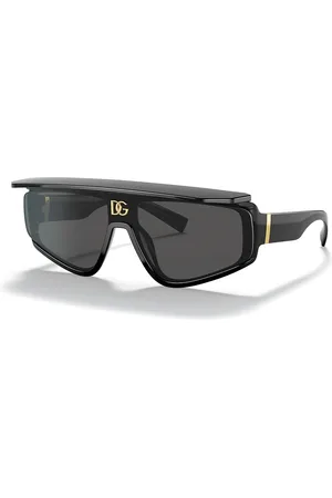 Dolce & Gabbana Homme DG6177 501/87 Lunettes de soleil Nylon Gris Carré Normale