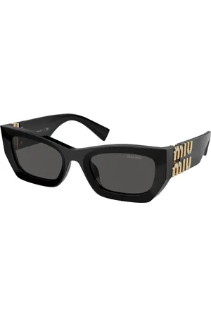 Miu Miu Femme MU 09WS 1AB5S0 Lunettes de soleil Acétate Gris Carré Normale