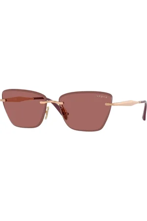 vogue Femme VO4332S 515269 Lunettes de soleil Métal Violet Cat Eye Normale