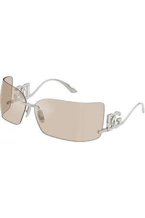 Dolce & Gabbana Femme DG2319 05/6G Lunettes de soleil Métal Carré Normale