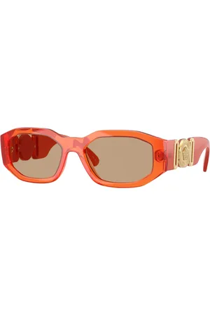 VERSACE Homme VE4361 552763 Lunettes de soleil Nylon Marron Géométrique Normale