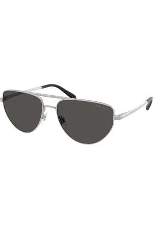 Ralph Lauren Femme RL7090 900187 Lunettes de soleil Acier Gris Pilote Normale