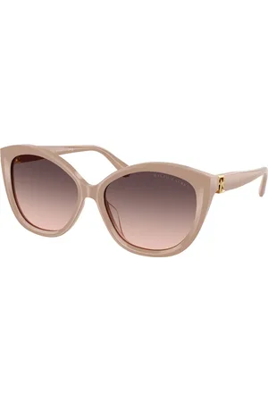 Ralph Lauren Femme RL8225U 6218U8 Lunettes de soleil Acétate Marrone Papillon Normale Ombré