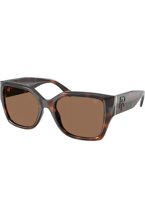 Ralph Lauren Femme RL8230U 624173 Lunettes de soleil Injecté Marron Carré Normale
