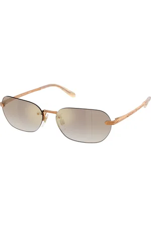 Ralph Lauren Femme RL7089 91536E Lunettes de soleil Métal Marron Carré Normale Ombré