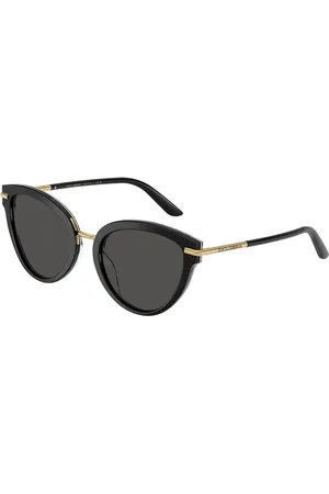 Dolce & Gabbana Femme DG4492 32998G Lunettes de soleil Acétate Gris Papillon Normale