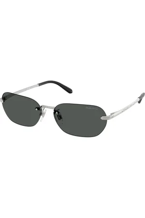 Ralph Lauren Femme RL7089 900187 Lunettes de soleil Métal Gris Carré Normale