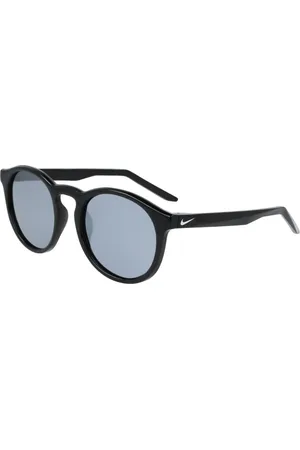 Nike Unisex SWERVE P FD1850 10 Lunettes de soleil Plastique Argent Ronde Polarisé Polarisé