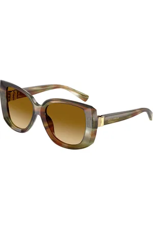 Dolce & Gabbana Femme DG4495 34462L Lunettes de soleil Acétate Carré Normale Ombré