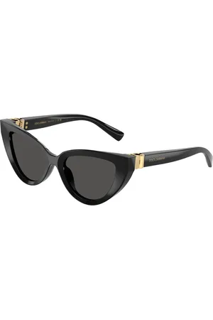 Dolce & Gabbana Femme DG4497 501/87 Lunettes de soleil Acétate Gris Cat Eye Normale